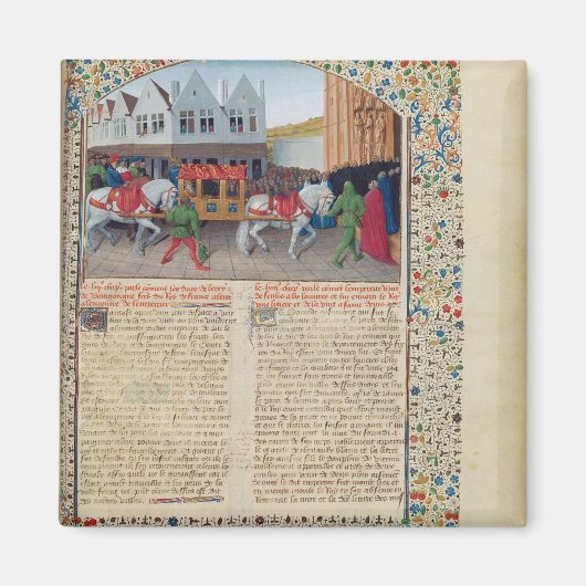 チャールズ四世の到来 マグネット (正面)