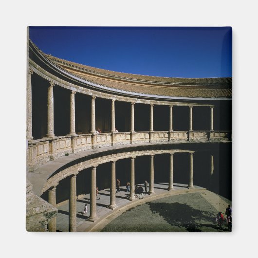 チャールズ宮殿の円形の中庭 マグネット (正面)