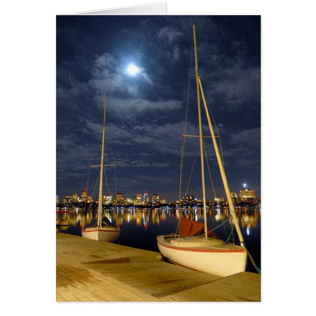 チャールズ川およびボストンスカイライン (正面)