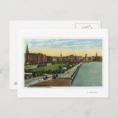 チャールズ川流域とエスプラネードの景観 ポストカード (正面/裏面)
