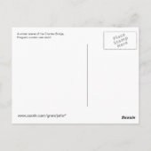 チャールズ橋のポストカード ポストカード (裏面)