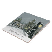 チャールズ橋冬のセラミックタイル タイル (側面)