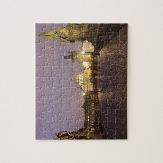 チャールズ橋、プラハの記念品の写真 ジグソーパズル (縦)