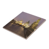 チャールズ橋、プラハの記念品の写真 タイル (側面)