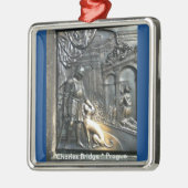 チャールズ橋Karluvプラハのほとんどのオーナメント メタルオーナメント (左)