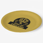 チャールズ王の英国王室の戴冠式 ペーパープレート (アングル)