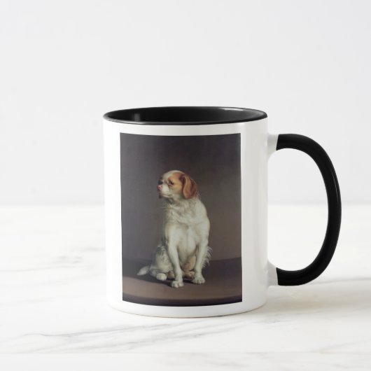 チャールズ王スパニエル犬のポートレート マグカップ (右)