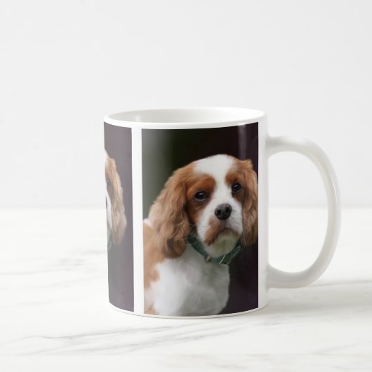 チャールズ王スパニエル犬のマグ コーヒーマグカップ (右)