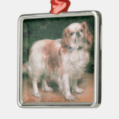 チャールズ王スパニエル犬1907年 メタルオーナメント (左)