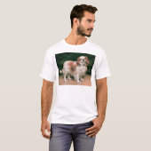 チャールズ王スパニエル犬1907年 Tシャツ (正面フル)