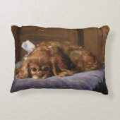 チャールズ王スパニエル犬 アクセントクッション (裏面)