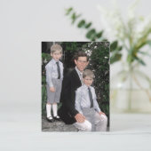 チャールズ王子と息子 ポストカード (スタンド正面)