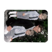 チャールズ王子と息子 マグネット (横)