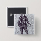 チャールズ王I 缶バッジ (正面&裏面)