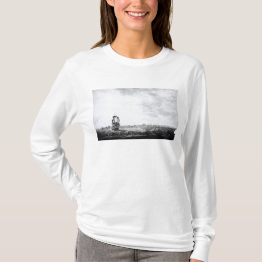 チャールズ町の眺め Tシャツ (正面)