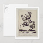 チャールズ習氏（1655年～97年）(版木、銅版、版画) ポストカード (正面/裏面)