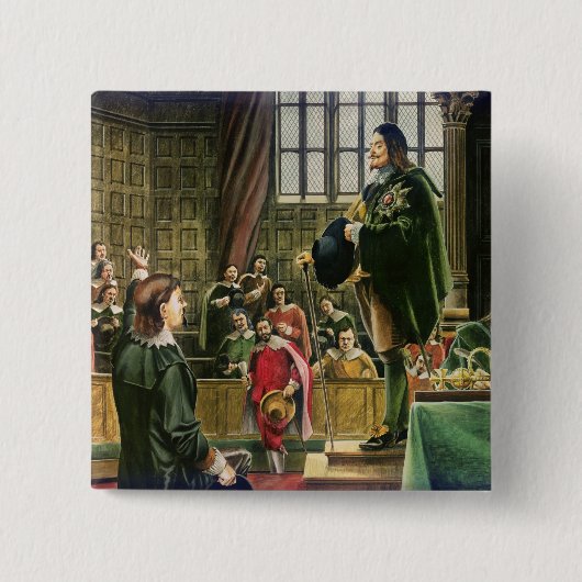 チャールズ英国下院のI 缶バッジ (正面)