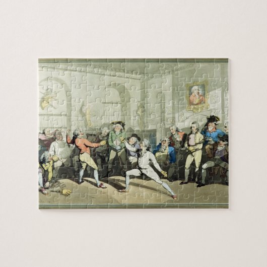 チャールズ著刻まれるHアンジェロFencing Academy氏の ジグソーパズル (横)