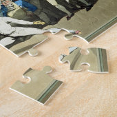 チャールズ著刻まれるHアンジェロFencing Academy氏の ジグソーパズル (側面)