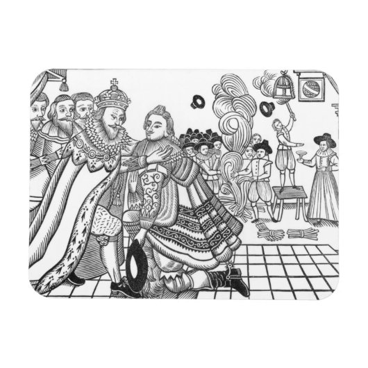 チャールズ陛下（1600年～49年）の到来 マグネット (横)