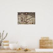 チャールズ1世とチャールズ2世を描いた作品 ポスター (キッチン)