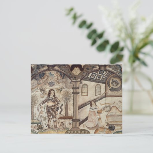 チャールズ1世とチャールズ2世を描いた作品 ポストカード (スタンド正面)