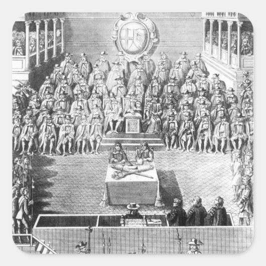 チャールズ1世の高等裁判所に スクエアシール (正面)
