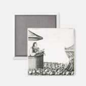 チャールズ1世誕生の発表 マグネット (正面/裏面)