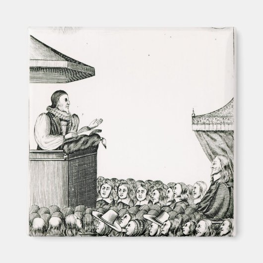 チャールズ1世誕生の発表 マグネット (正面)