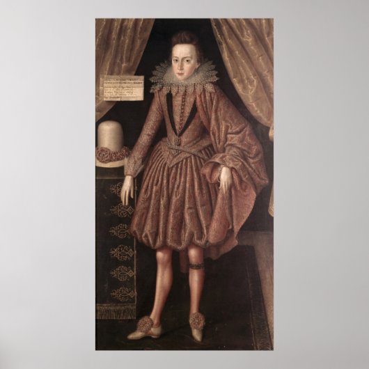 チャールズ1世、ウェールズの王子、1612年~13年 ポスター (正面)