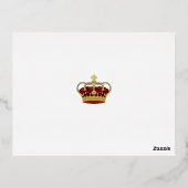 チャールズ111戴冠王2023年5月6日 箔シーズンポストカード (裏面)