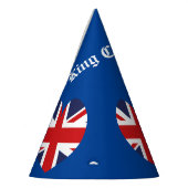 チャールズ111王冠イ王室のンギリス国旗 パーティーハット (左)