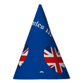 チャールズ111王冠イ王室のンギリス国旗 パーティーハット (右)