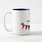 チャールズ111王冠 ツートーンマグカップ (左)