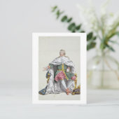 チャールズ12世（1682年～1718年）スウェーデンの王で、「Receu」から ポストカード (スタンド正面)