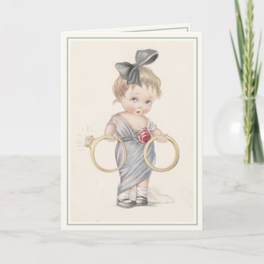 チャールズ12分木グリーティングカードイラストレーション カード (正面)