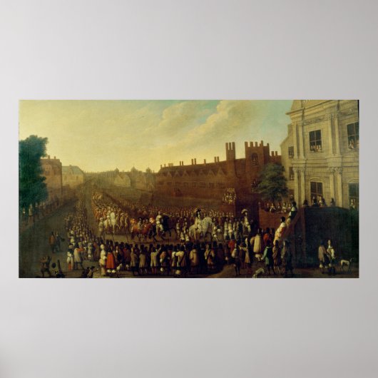 チャールズ2世のホワイトホールでの復帰 ポスター (正面)
