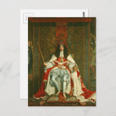 チャールズ2世の戴冠服 ポストカード (正面/裏面)