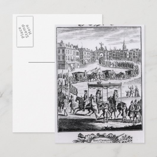 チャールズ2世 ポストカード (正面/裏面)