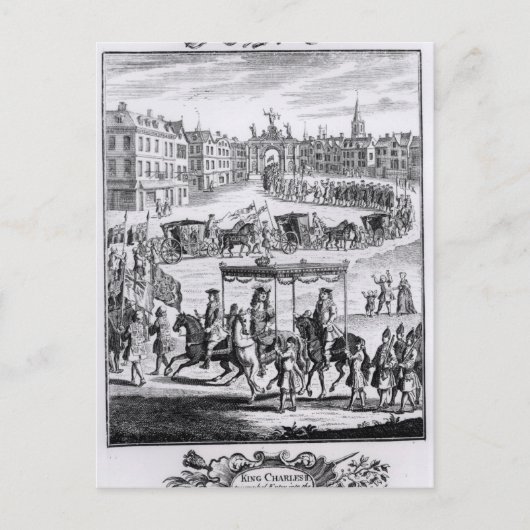 チャールズ2世 ポストカード (正面)