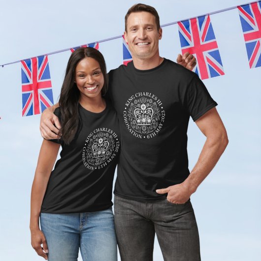 チャールズ2023王の戴冠式エンブレム Tシャツ