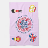 チャールズ3世お祝い戴冠式 キッチンタオル (縦)