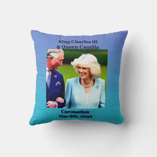 チャールズ3世とカミラ女王の戴冠式 クッション (裏面)
