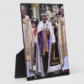 チャールズ3世の戴冠式の日 フォトプラーク (側面)