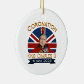 チャールズ3世の戴冠式の日 – 神救・ザキン セラミックオーナメント (右)
