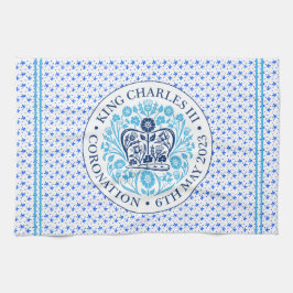 チャールズ3世の戴冠式の象徴 キッチンタオル