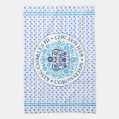 チャールズ3世の戴冠式の象徴 キッチンタオル (縦)