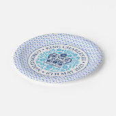 チャールズ3世の戴冠式の象徴 ペーパープレート (アングル)