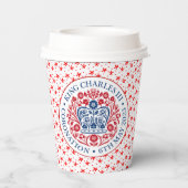 チャールズ3世の戴冠式の象徴 紙コップ (裏面)