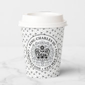 チャールズ3世の戴冠式の象徴 紙コップ (裏面)